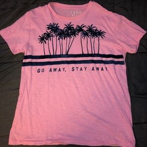 Pink palm tree shirt